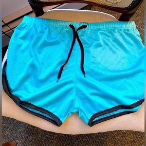 Man Bodywear swim/casual breathable brigh blue shorts XXL, NIP